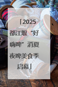 2025都江堰“好嗨啤”消夏夜啤美食季启幕