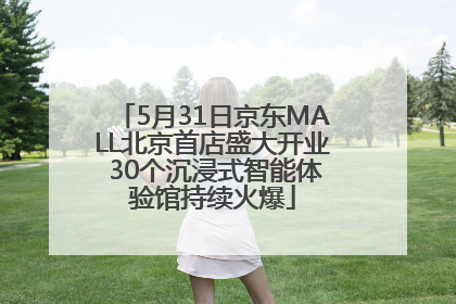 5月31日京东MALL北京首店盛大开业 30个沉浸式智能体验馆持续火爆