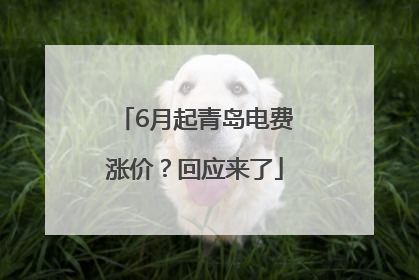 6月起青岛电费涨价？回应来了